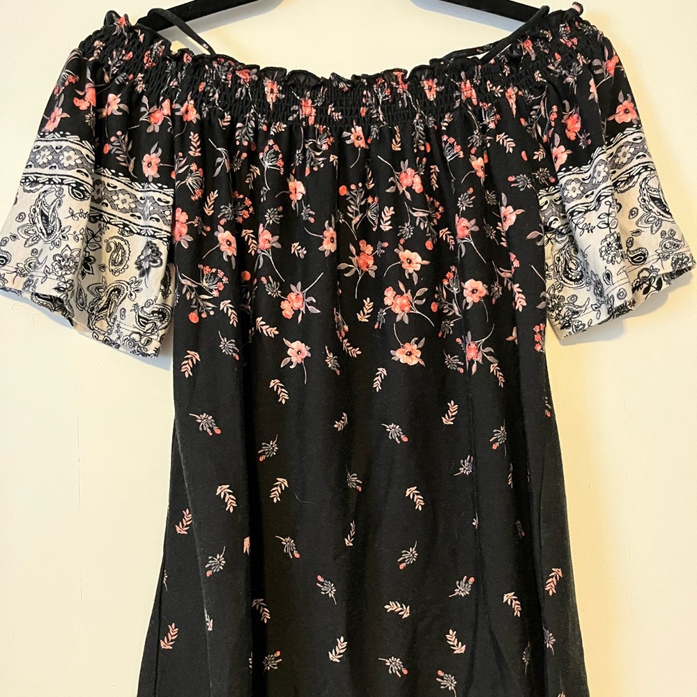 Floral Off The Shoulder Top